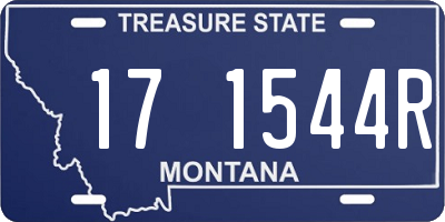 MT license plate 171544R