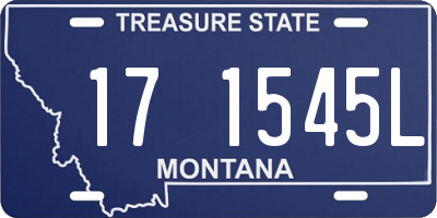 MT license plate 171545L