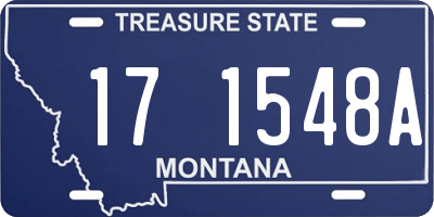 MT license plate 171548A