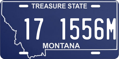 MT license plate 171556M