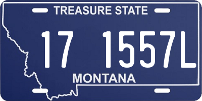 MT license plate 171557L