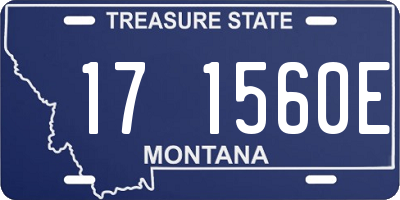 MT license plate 171560E