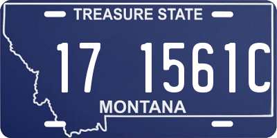MT license plate 171561C