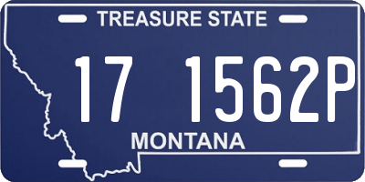 MT license plate 171562P