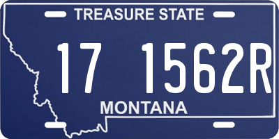 MT license plate 171562R
