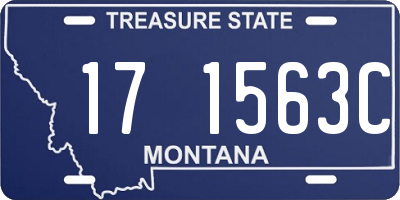 MT license plate 171563C