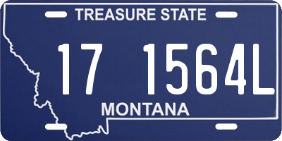 MT license plate 171564L