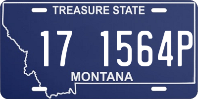 MT license plate 171564P