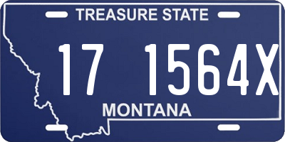 MT license plate 171564X