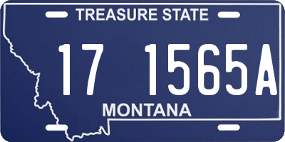 MT license plate 171565A