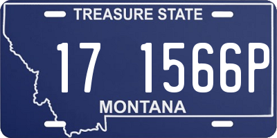 MT license plate 171566P
