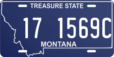 MT license plate 171569C