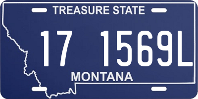 MT license plate 171569L