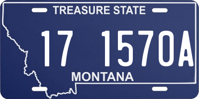 MT license plate 171570A