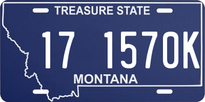 MT license plate 171570K