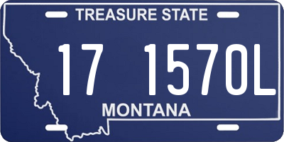 MT license plate 171570L