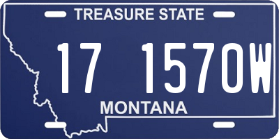 MT license plate 171570W