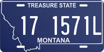 MT license plate 171571L