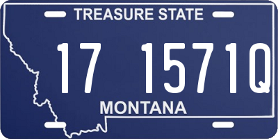 MT license plate 171571Q