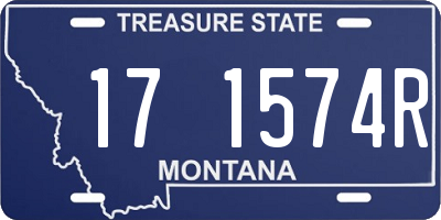 MT license plate 171574R