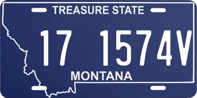 MT license plate 171574V