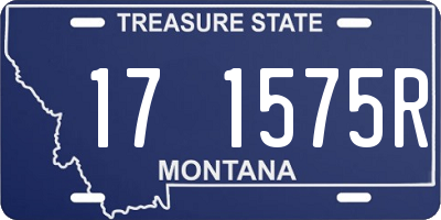 MT license plate 171575R