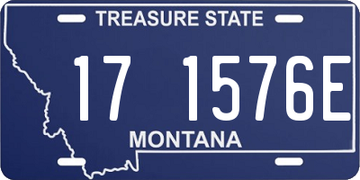 MT license plate 171576E