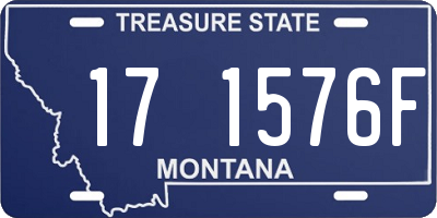 MT license plate 171576F