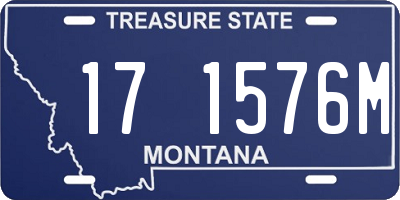 MT license plate 171576M