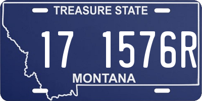 MT license plate 171576R