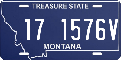 MT license plate 171576V