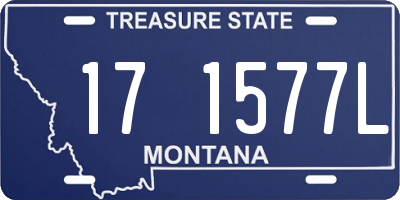 MT license plate 171577L