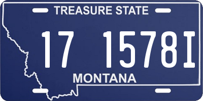 MT license plate 171578I