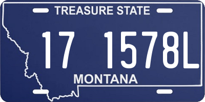 MT license plate 171578L