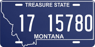 MT license plate 171578O