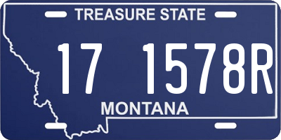 MT license plate 171578R