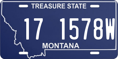 MT license plate 171578W