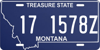 MT license plate 171578Z