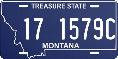 MT license plate 171579C