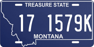 MT license plate 171579K