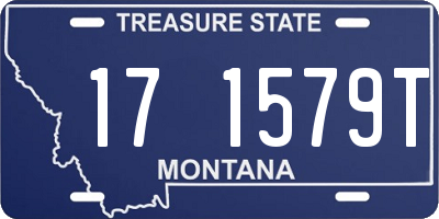 MT license plate 171579T