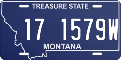 MT license plate 171579W