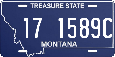 MT license plate 171589C