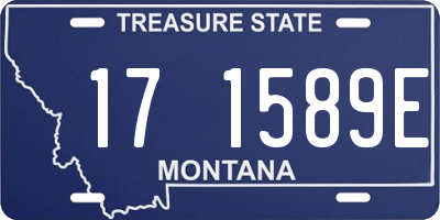 MT license plate 171589E