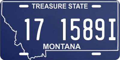 MT license plate 171589I