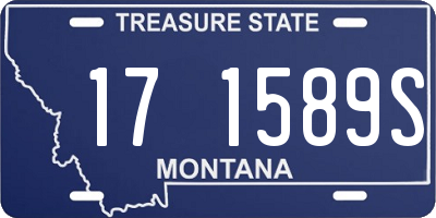 MT license plate 171589S