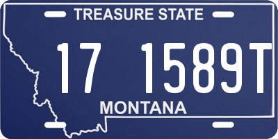 MT license plate 171589T