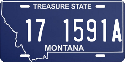 MT license plate 171591A