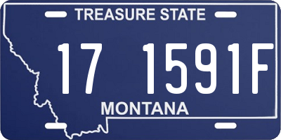 MT license plate 171591F