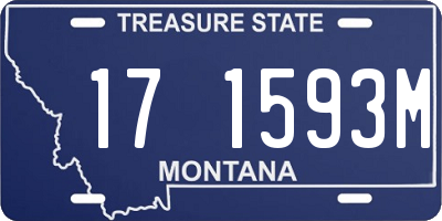 MT license plate 171593M